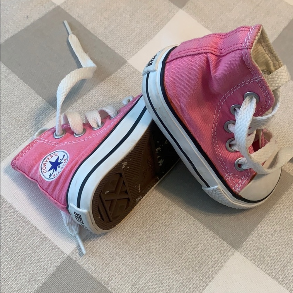 Size 2 Bubblegum Pink Hightops